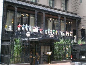 New York's 21 Club is one of the stylized pubs that lean on the "Prohibition" theme.
