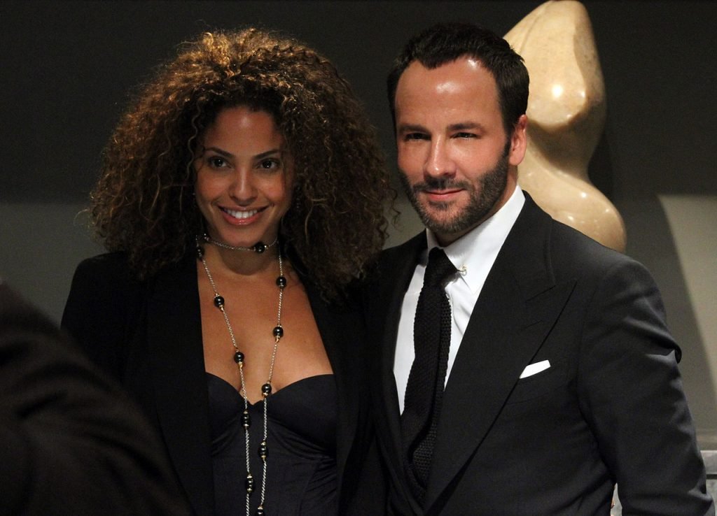 Plus-size model Tonya Pittman and Tom Ford pose at Spring/Summer 2011 New York Fashion Week Fashion’s Night Out at Bergdorf Goodman. (Source)