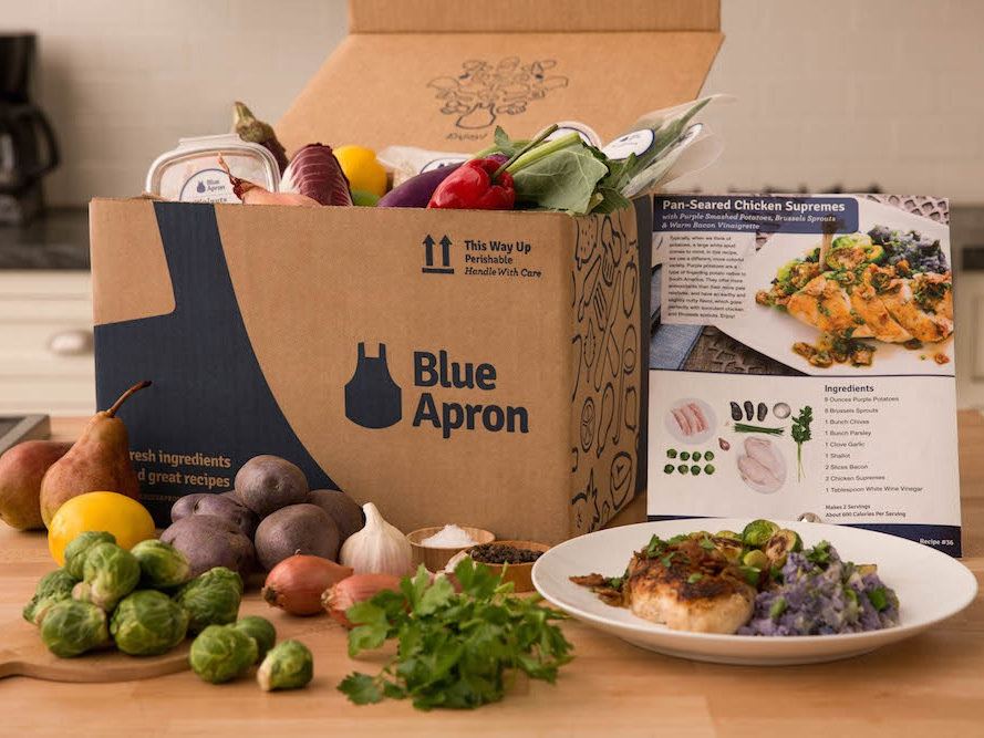 Blue Apron ingredients - meal-kit delivery