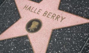 Halle Berry's star in the Hollywood Walk of Fame
