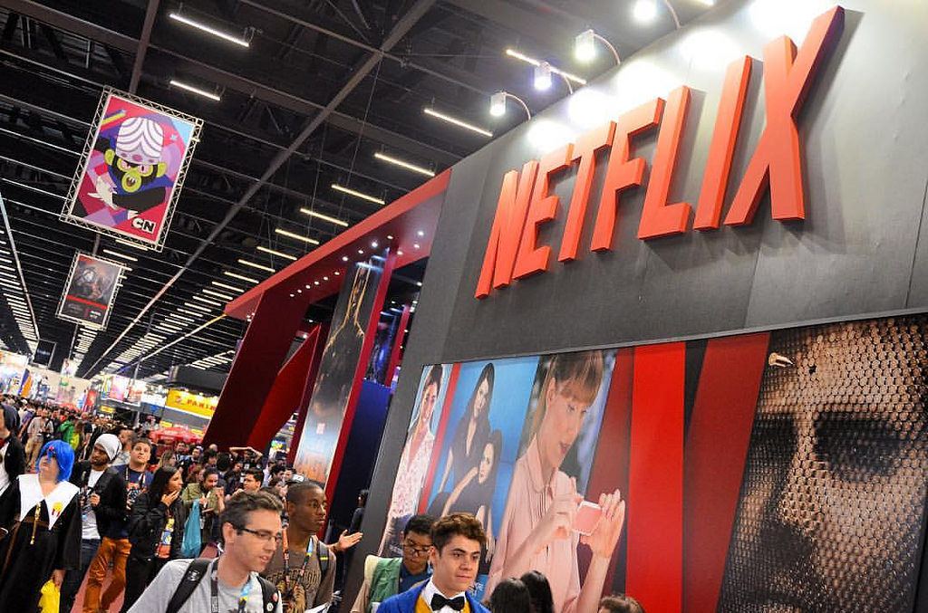 Netflix booth, Netflix earnings