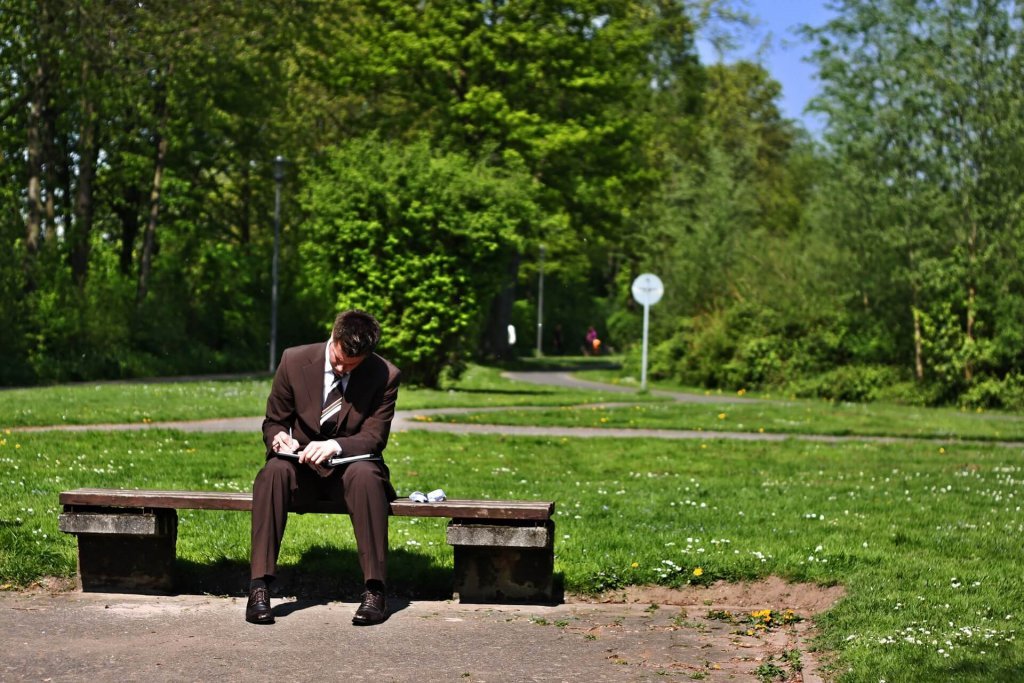 Businessman self-reinvention