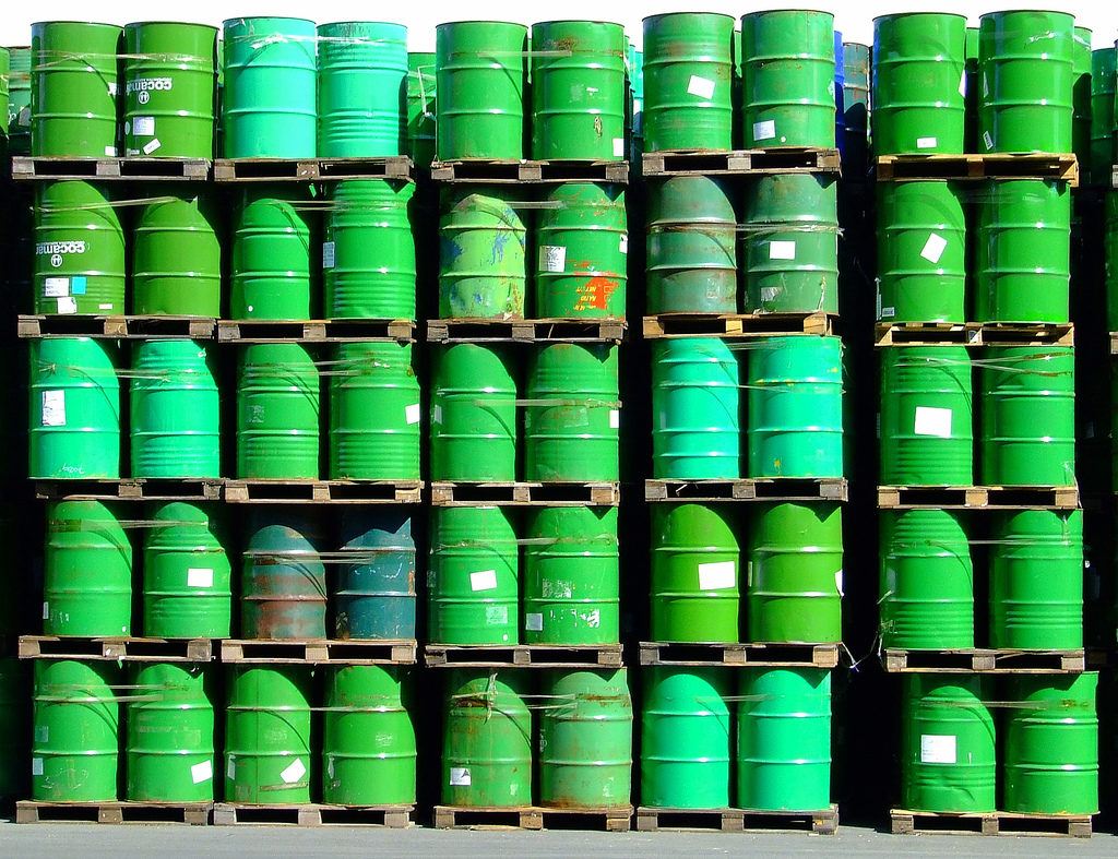 Oil barrels China's importance