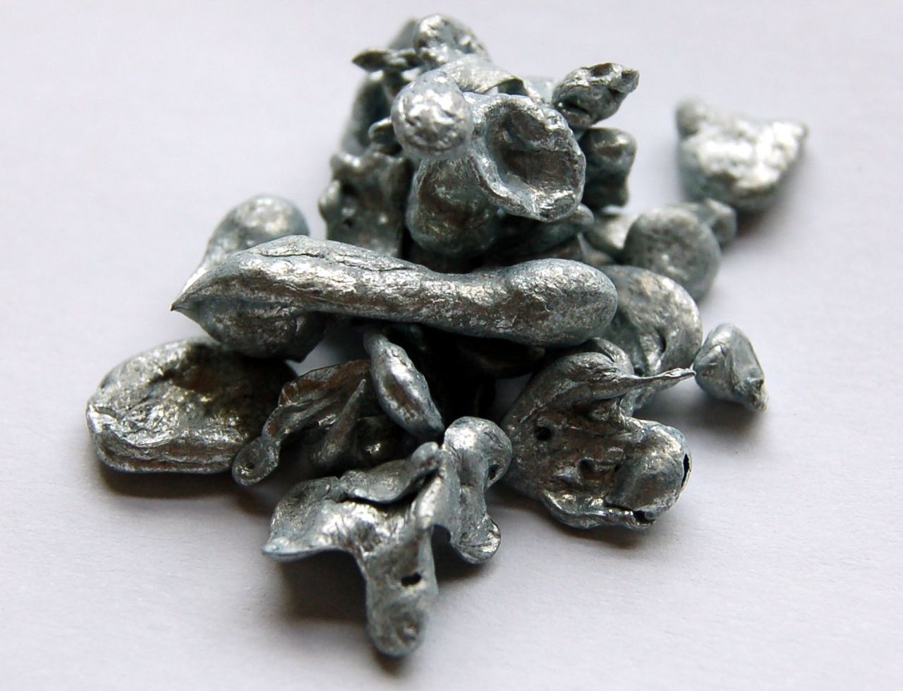 Zinc samples