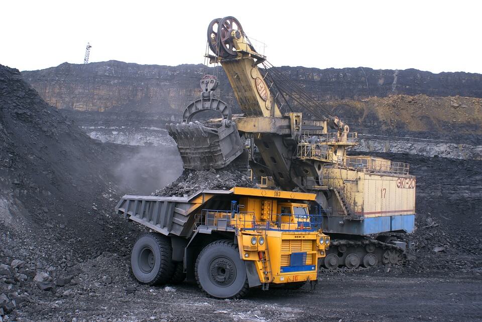 Coal mining. 