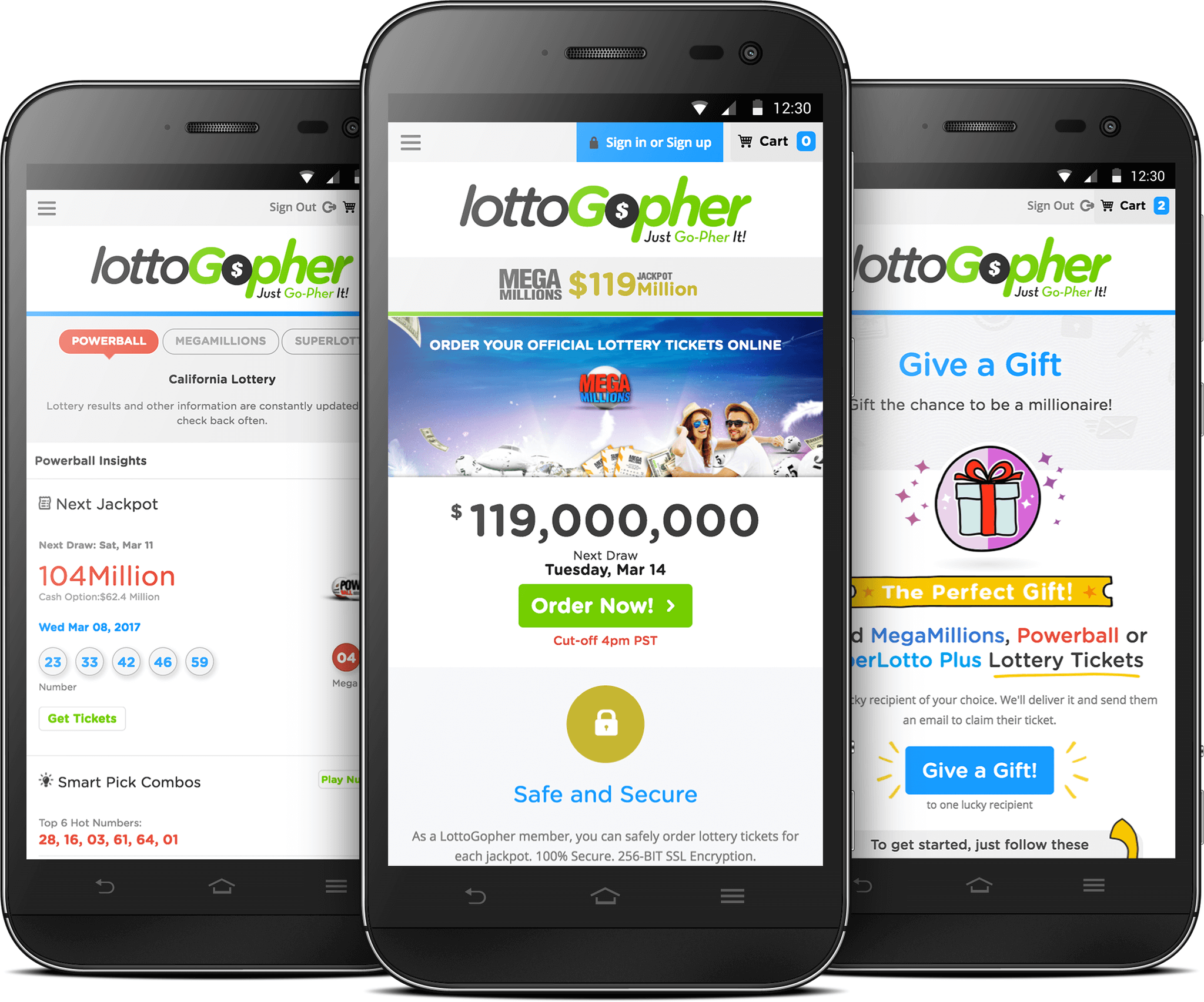 play lotto on cell phone
