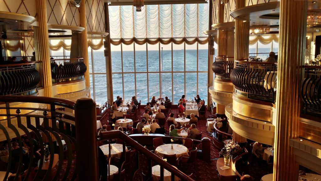 Cruise ship restaurant