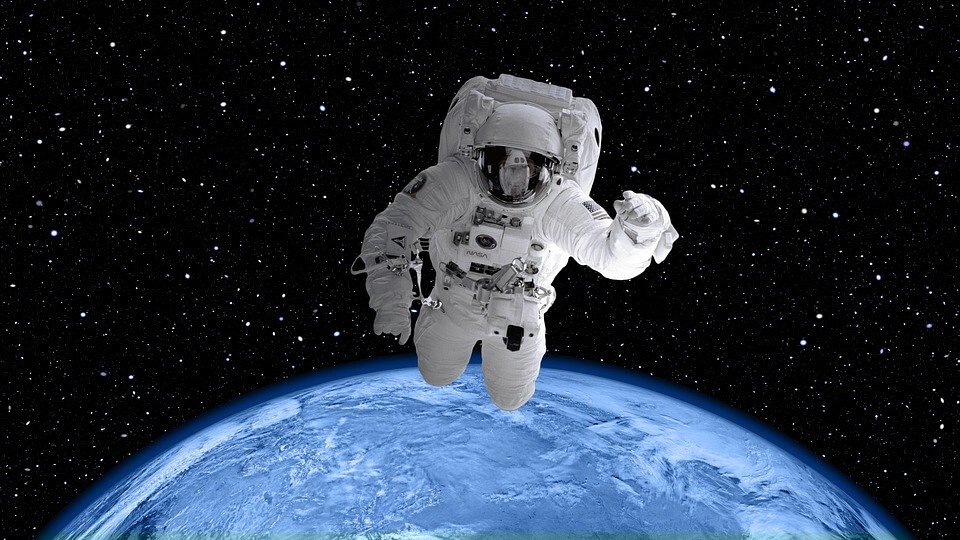 Astronaut in space. 