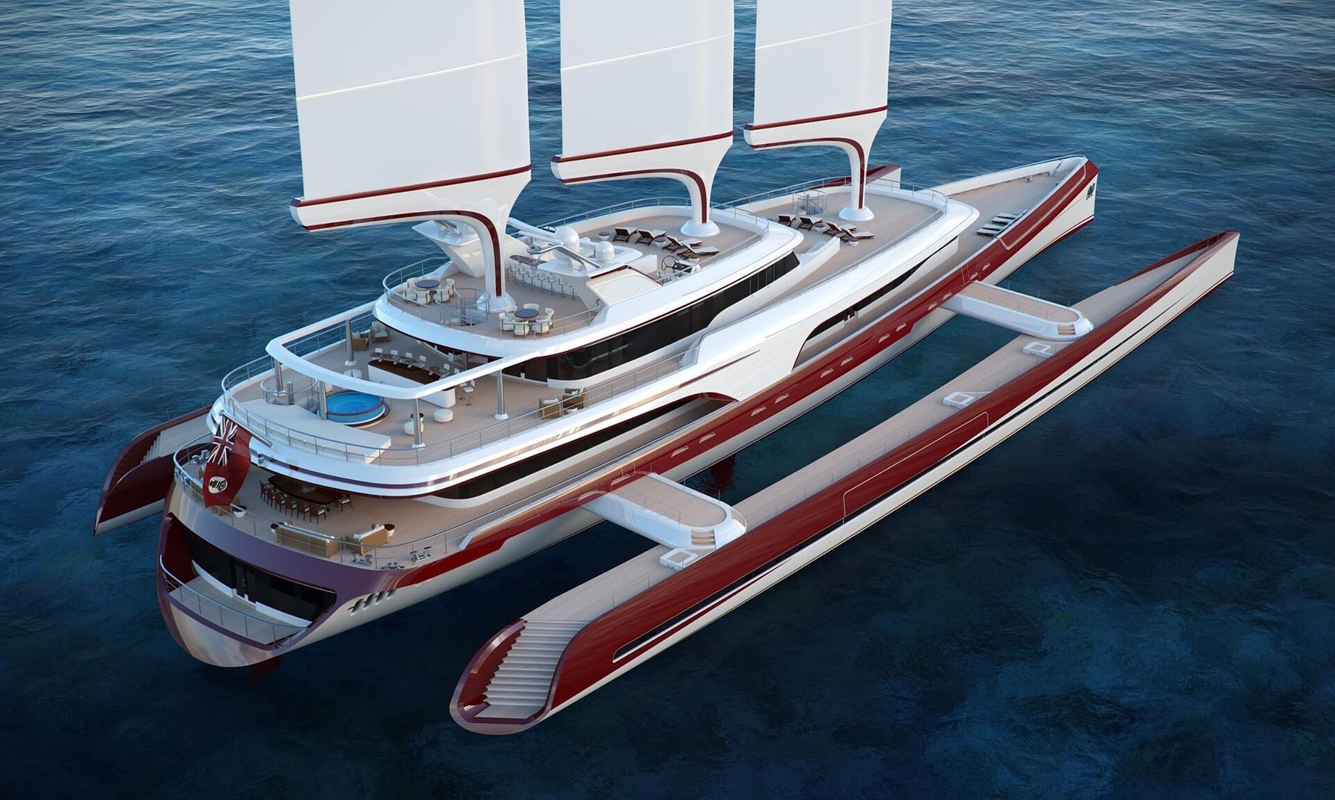 mega catamaran sailing yachts