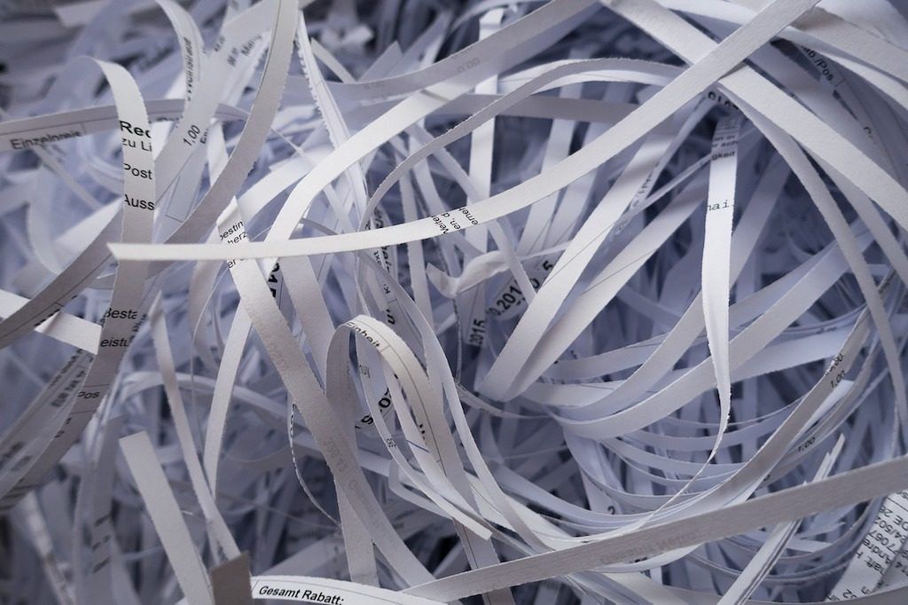Never throw out the hard copies before having them professionally shredded.
