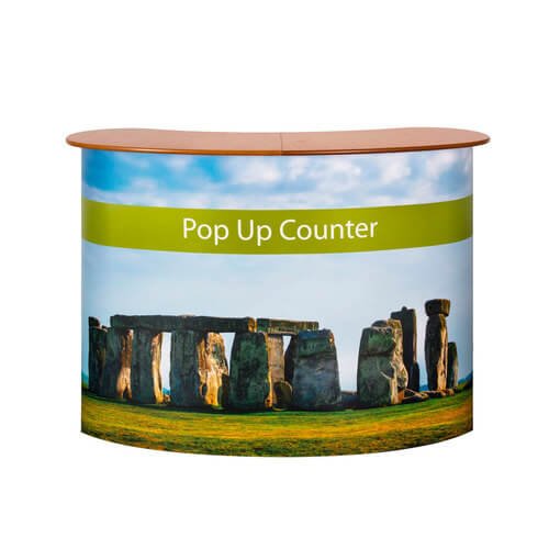 Pop Up Counter Stand. 