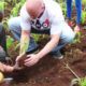 Dom Einhorn planting trees