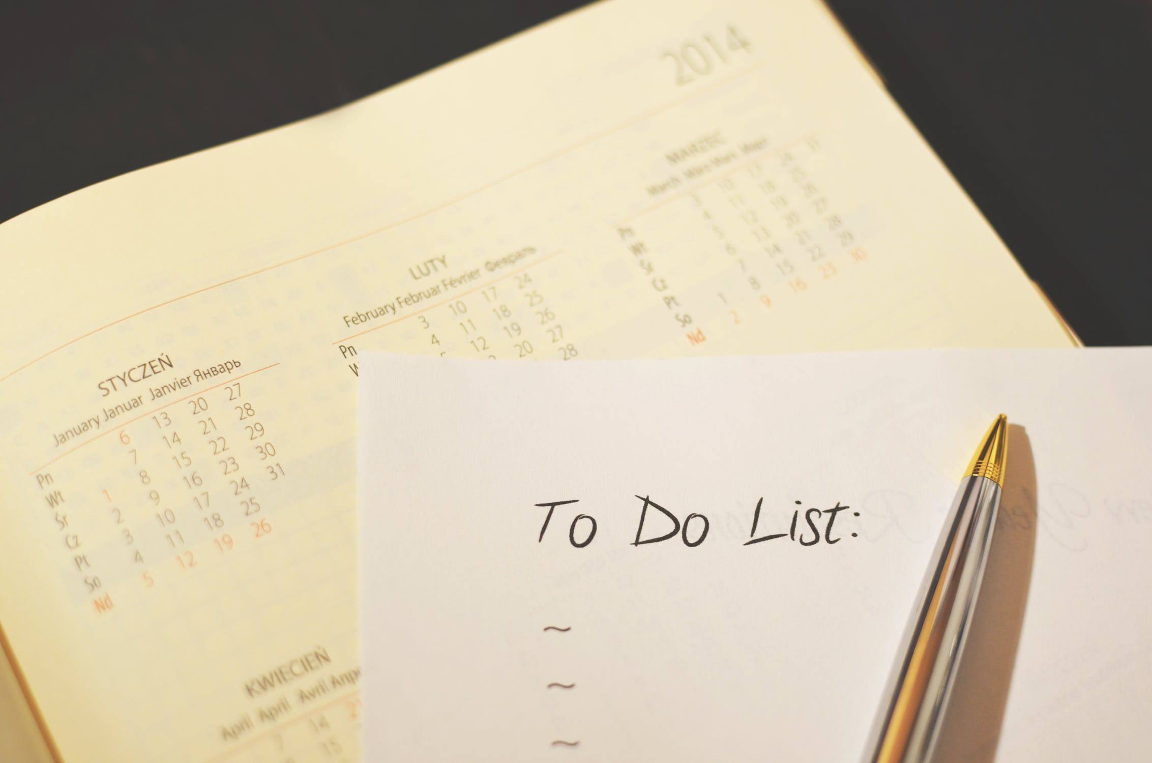 Use your to-do list as a guide to making your action list. In this way, you aim to accomplish more than just meager daily tasks.