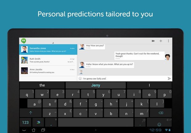 Swiftkey is an Android keyboard which allows you to send customized messages screened by autocorrect. (Photo by The Wild Blogger via Flickr. CC BY 2.0)