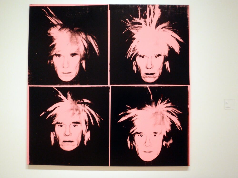 warhol shadows calvin klein