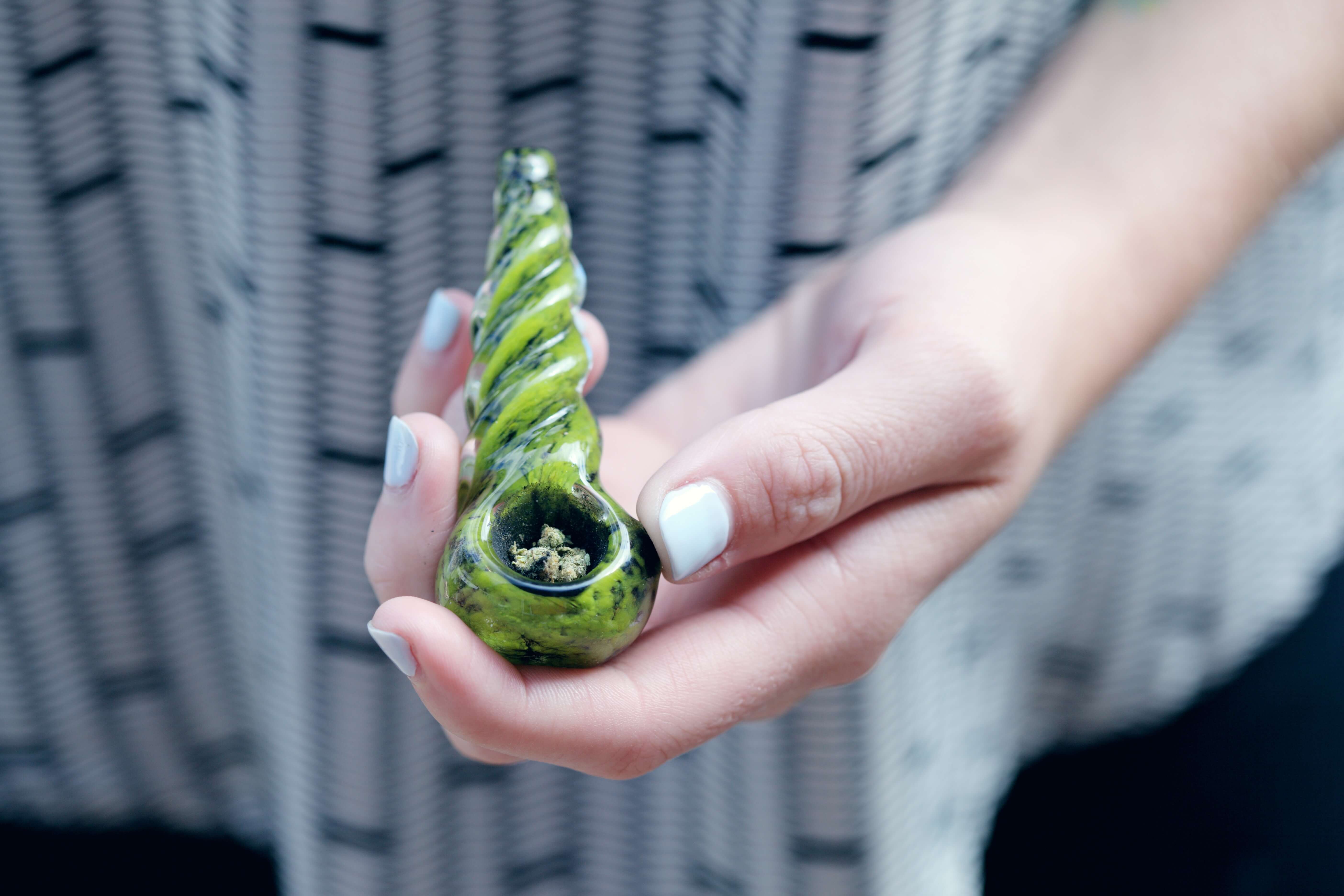 marijuana in pipe