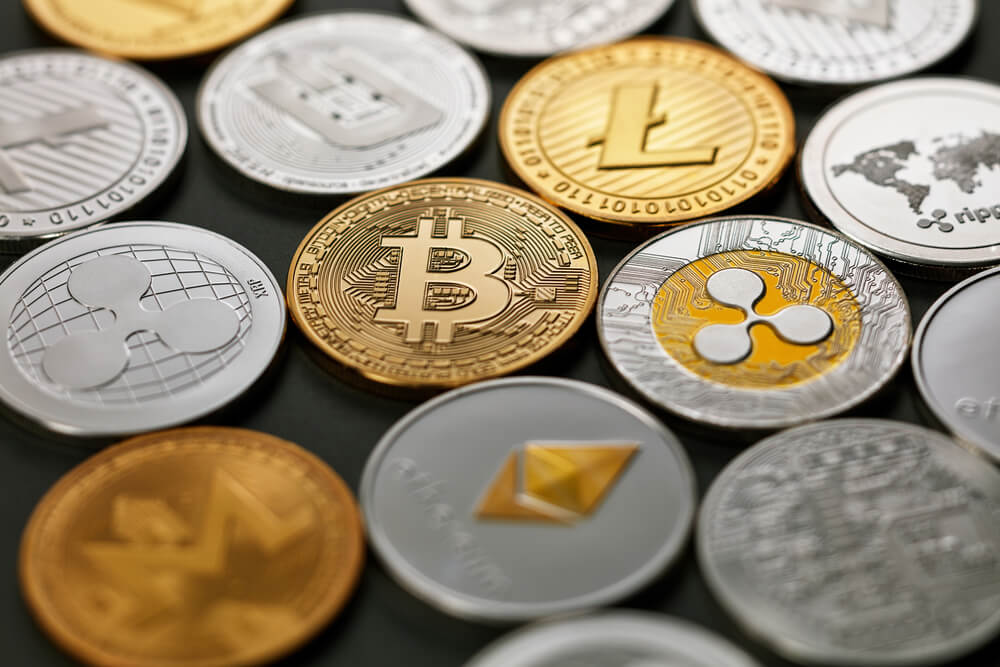 Set of cryptocurrency coins. ~ Icons ~ Creative Market