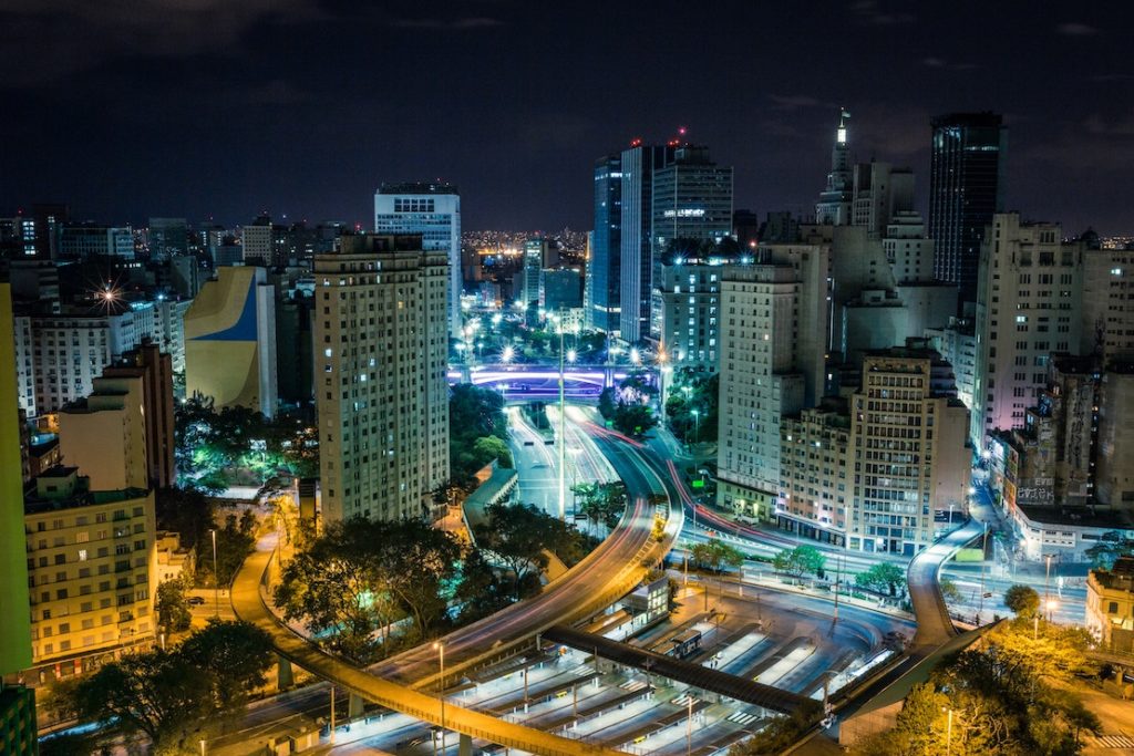 This picture show the city of Sao Paulo, Brazil.