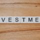This picture show the word investment.