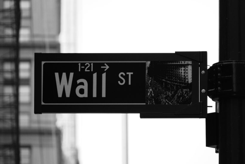 This picture show the Wall Street sign.