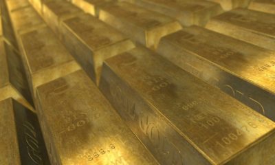 This picture shows a couple of gold bars.