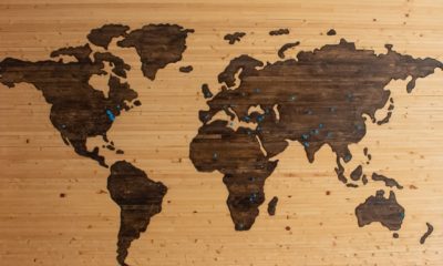 This picture show a a world map.