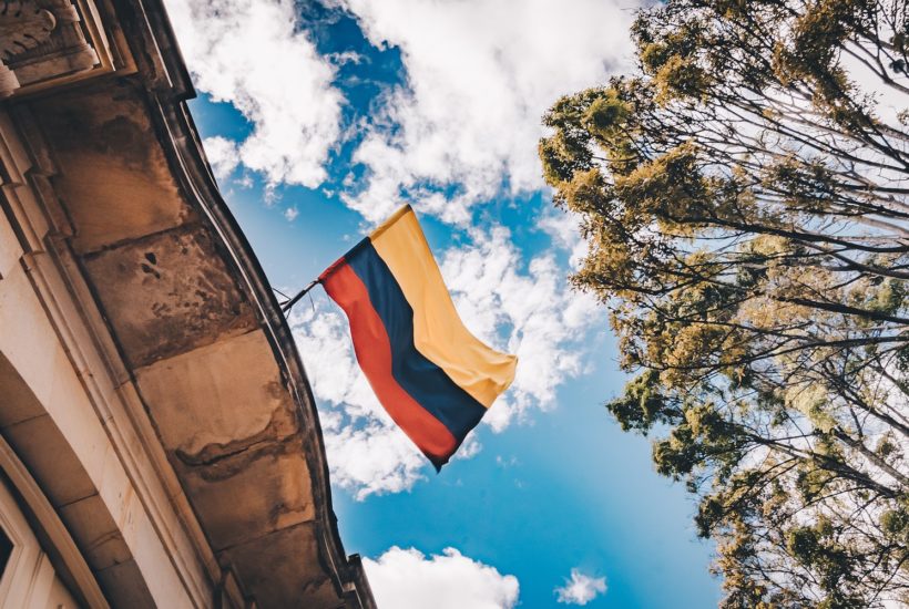 This picture shows the Colombia's flag.