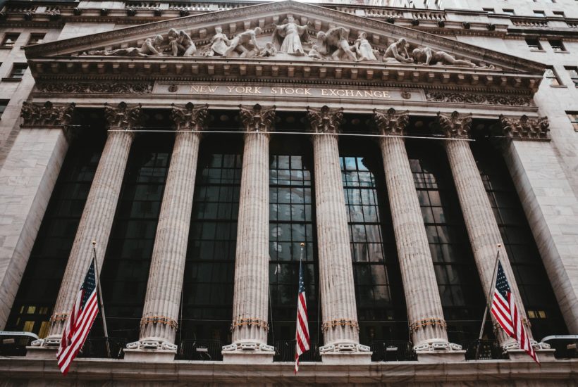 This picture show the wall street stock exchange building.