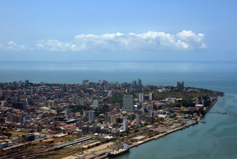 This picture show a city in Mozambique.