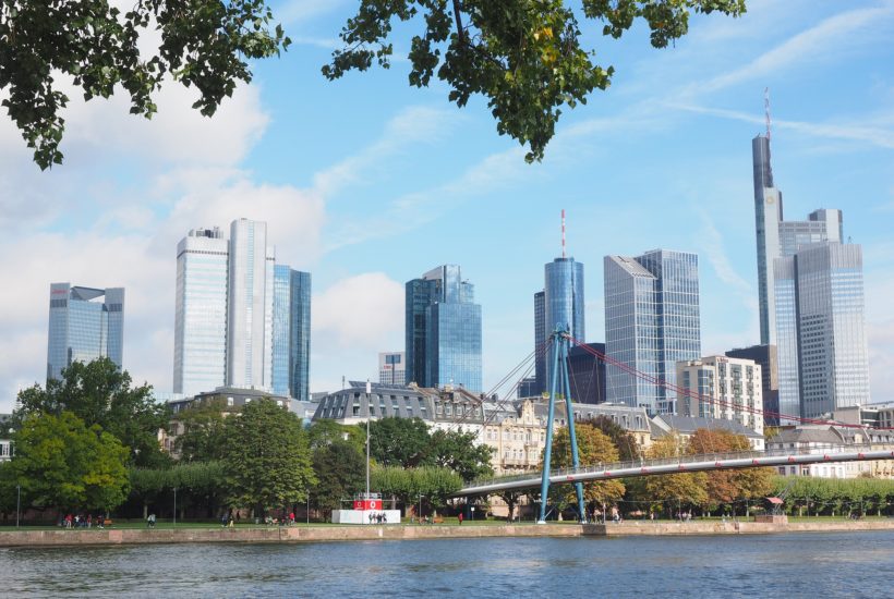 This picture show the city of Frankfurt.