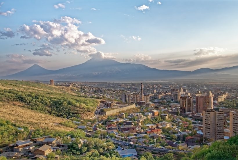 This picture show a city in Armenia.