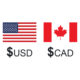 USD CAD exchange rate