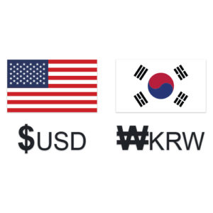 USD KRW exchange rate