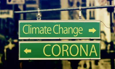 This picture show a climate change sign.