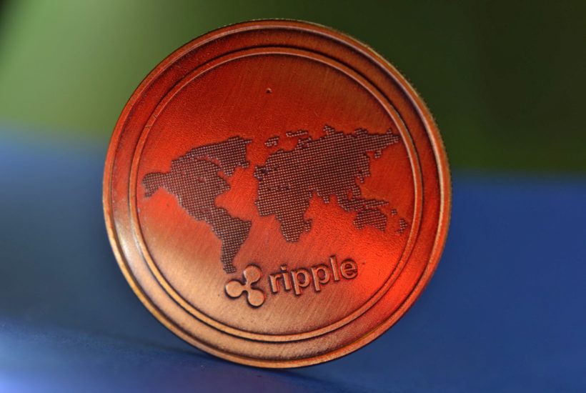 This picture show a Ripple coin.