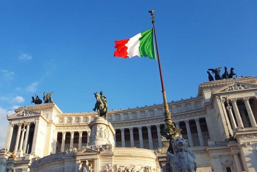 This picture show the Italian flag.