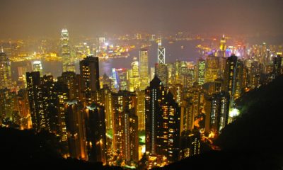 This picture show the city of Hong Kong.