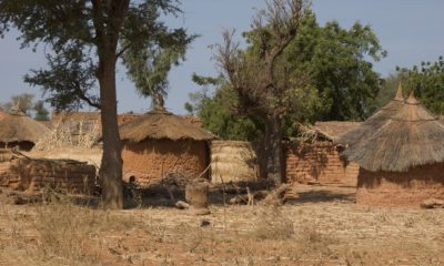 This picture show a village in Burkina Faso.