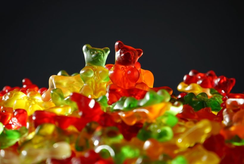 This picture show some gummi bears.