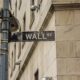 This picture show the wall street sign.