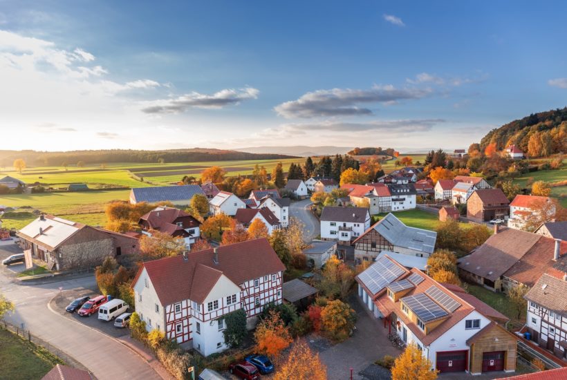 This picture show a couple of houses.