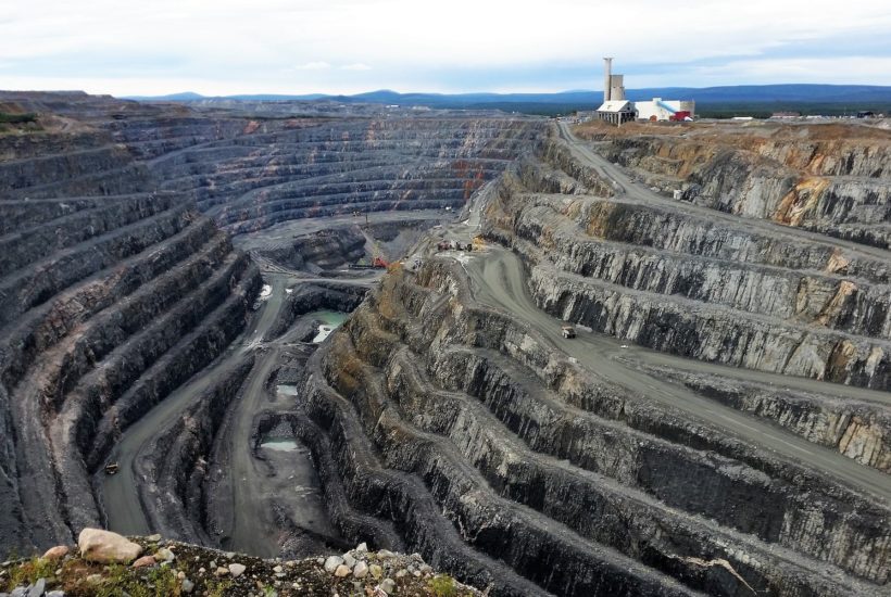 This picture show a mining site.