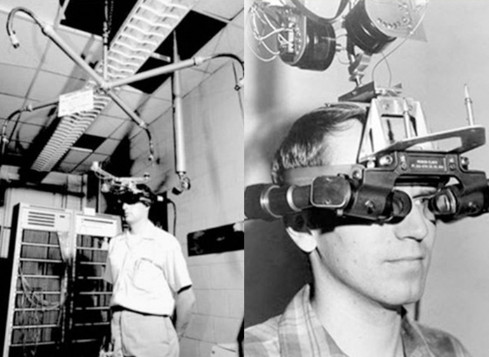 The Sword of Damocles was the first head-mounted Virtual Reality device