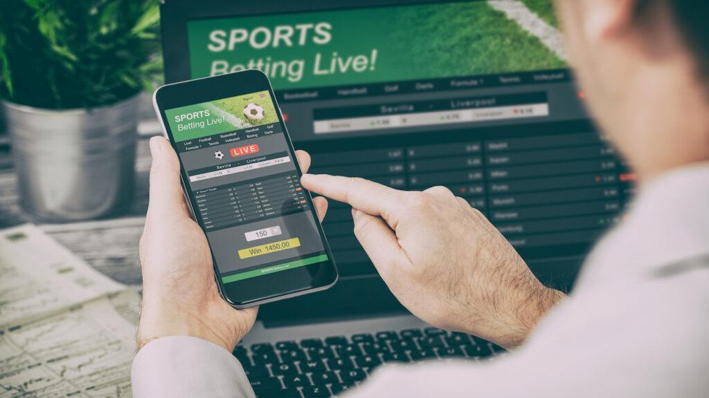 Online mobile sports betting