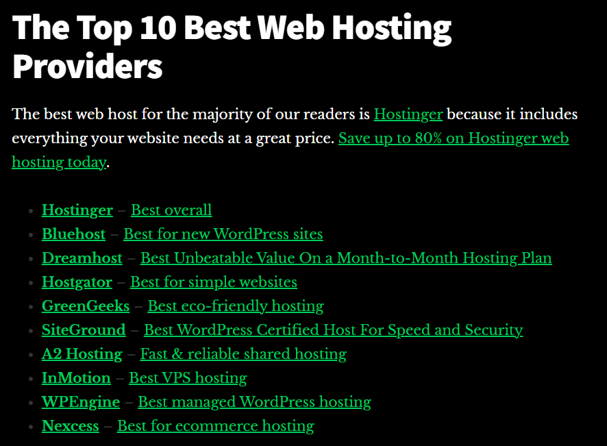 A web hosting review