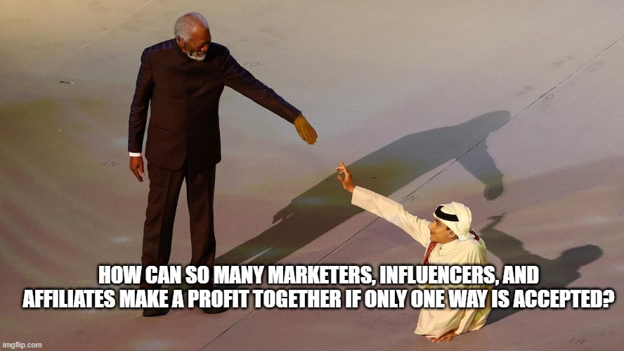 Morgan Freeman with a message for affiliate marketers at the World Cup