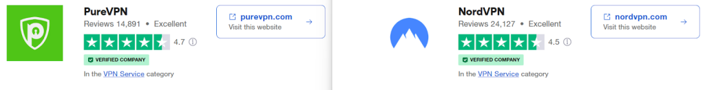 PureVPN Affilates vs NordVPN