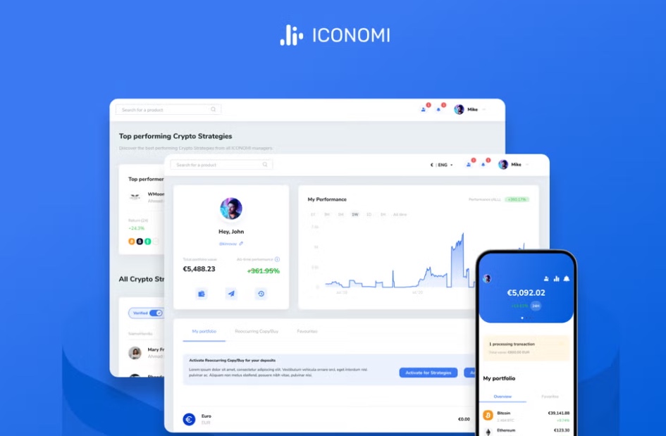 ICONOMI copy trading crypto platform