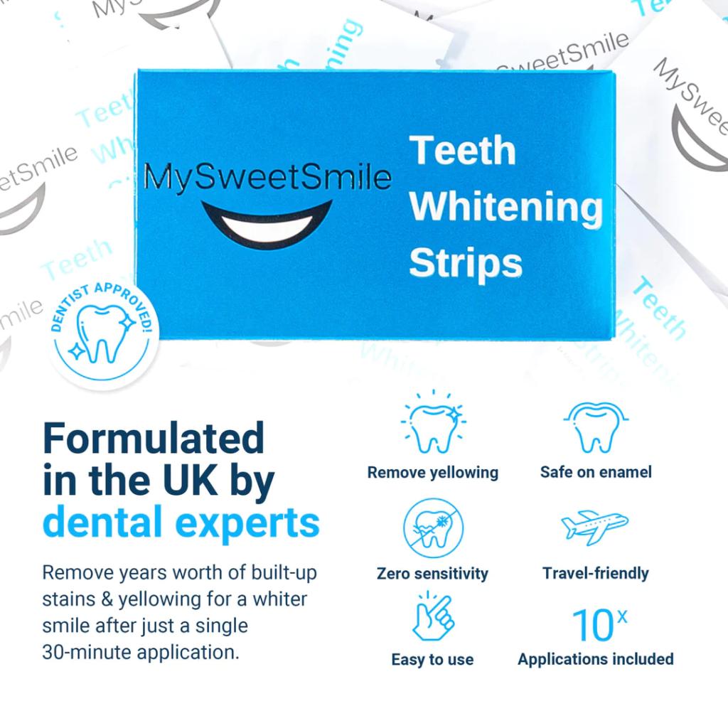 MySweetSmile teeth whitening before and after