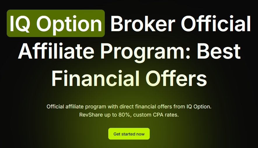 IQ Option Affiliate Program